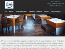 Tablet Screenshot of cfi-installation.com